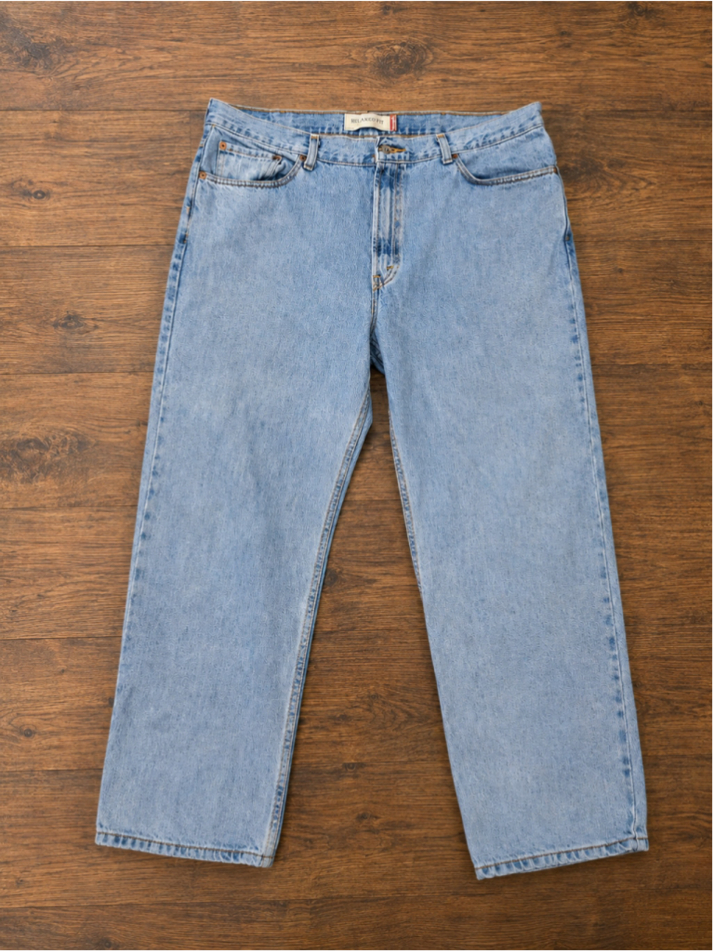 Y2K Levi’s 550 Relaxed Fit Jeans Men’s 40x30 Light Wash 100% Cotton Made in Mexi